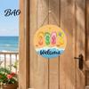 Wooden Hanging Sign Hello Summer Door Sign, Ice Pop Flip Flop Welcome Hanger, Party Decoration Farmhouse Wreath for Front Home Porch Decor Nautical