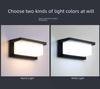 Водонепроницаемый современный уличный настенный светильник для сада, балкона или входа