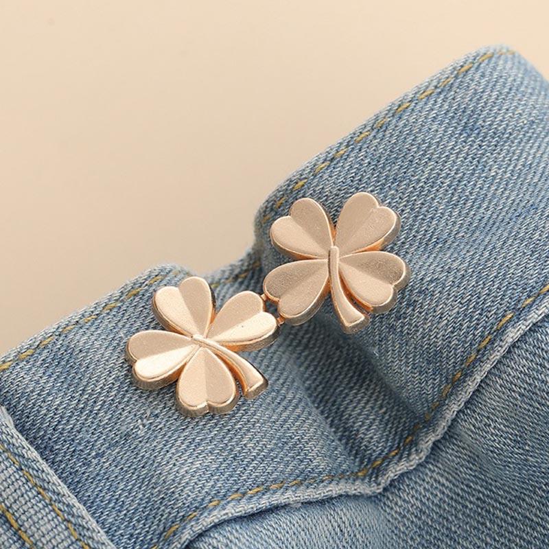 Затягивающий талию зажим для брюк, зажим для регулировки талии, застежка для уменьшения талии, пуговицы-броши для украшения одежды NK001