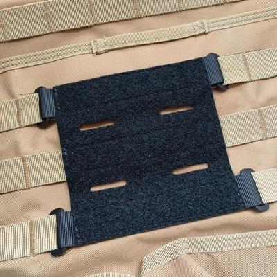 MOLLE System Attachment Hook and Loop Panel Tactical Patches Board Vest Backpack Convenient ID Patch Badge Pad Converter Strips
