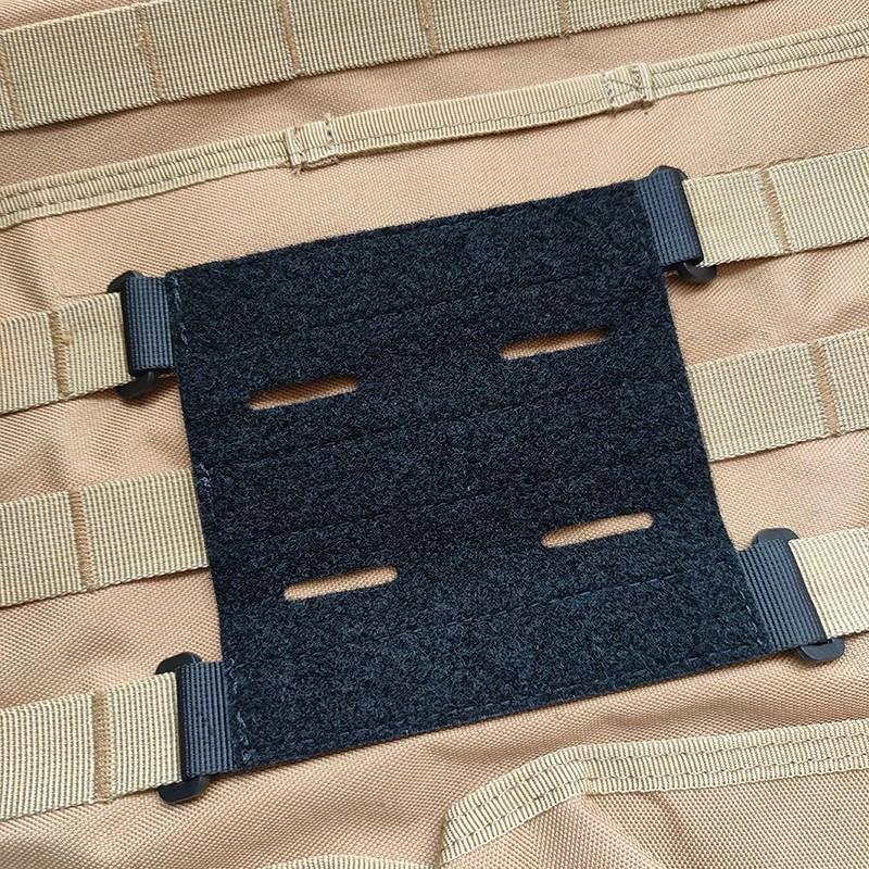 Nylon Tactical Patches Board Molles Patches Panel Display Holder for Backpack Hunting Mini Patches Board Strip Molle Accessories