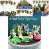 Очаровательный набор из 6 фигурок фей для декора сада и комнатных растений, аксессуары для микроландшафта