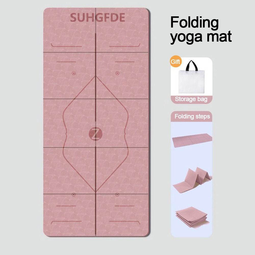 Экологичный гимнастический мат толщиной 4 мм, коврик для сна для кемпинга, спортивное оборудование для зала