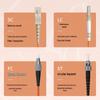 Zhongke Optoelectronics LC-SC Duplex Multimode Fiber Optic Patch Cable