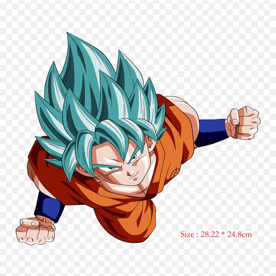 Patches For Clothes Bag Iron On Thermal Stickers Goku Super Sayayin 5 Goku Vegeta Pattern Washable Heat Transfer