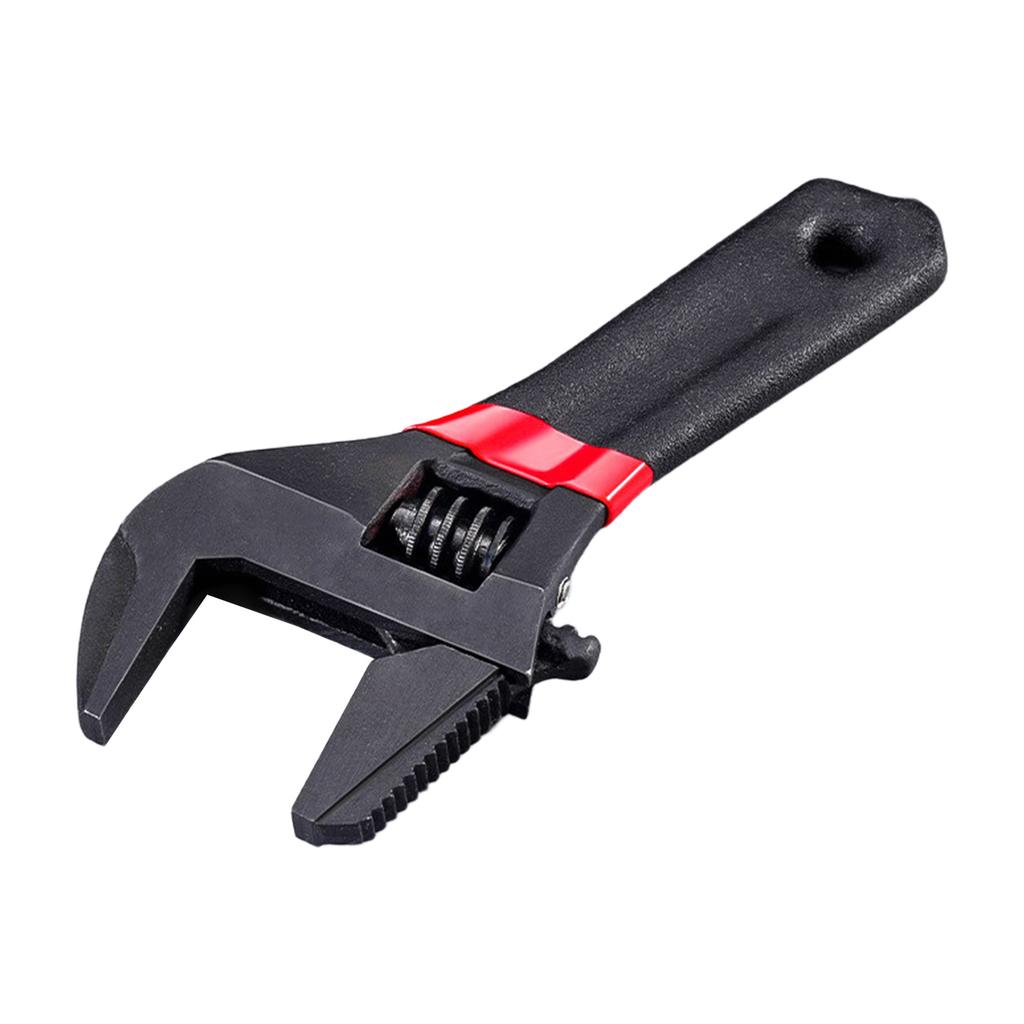 Разводной ключ с большим зевом, стальной гаечный ключ для сантехники в ванной комнате и труднодоступных мест, из высокопрочной легированной стали