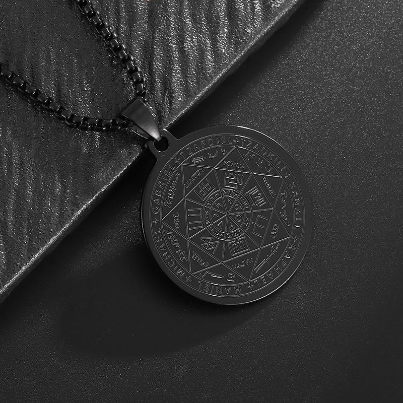 Классический Odin Trinity, скандинавские руны, алфавит, кулон из нержавеющей стали, ожерелье для мужчин, амулет, ведьма, ювелирные изделия с кельтским узлом