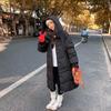 Autumn Winter Thicken Warm Parka Women Casual Sweety Solid Color Big Pocket Loose Hooded Coat Jackets Outwear