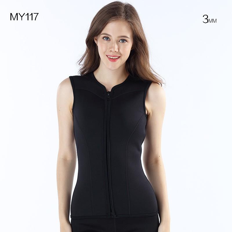 3mm Neoprene Sleeveless Wetsuit Vest Diving Snorkeling Surfing Water Sports Men Adult Thermal Protection