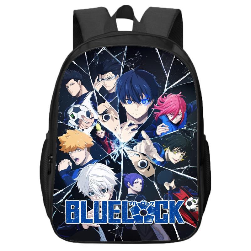 Blue Prison Double Layered Boys and Girls Backpack for Primary and Secondary School Students