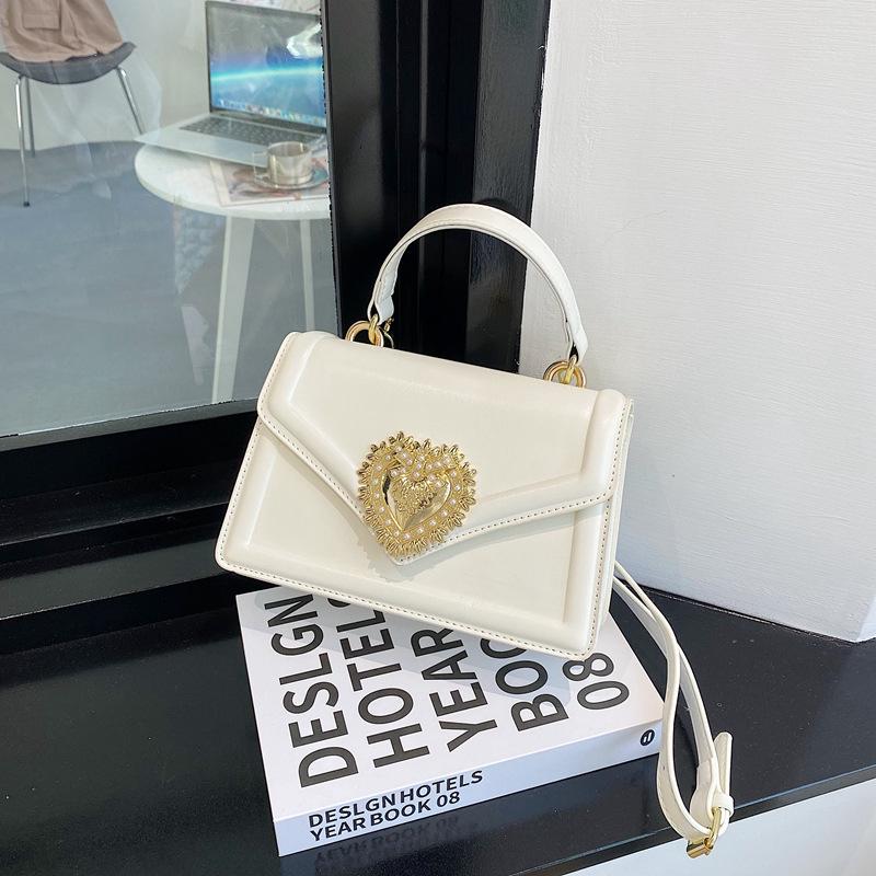 Шикарная универсальная женская сумка однотонного цвета - модная сумка кроссбоди и на плечо для ежедневных поездок на работу