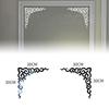 3D Mirror Sticker Modern Style Full Body Mirror Decorative Acrylic Photo Frame Border Sticker