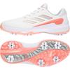 Golf Shoes ZEDGE 23 Footwear Fusion Cm M [Adidas Golf] Women's White/Silver Metallic/Coral 24.0