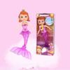 32CM Mini Colorful Glare Music Mermaid Princess Doll Girls Toy 3D Big Eyes BJD Princess Full Outfits Dresses Collection Childrens Doll Gift