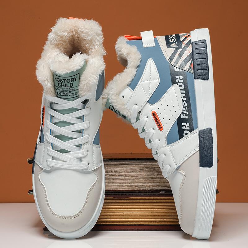 Оригинальные зимние теплые мужские кроссовки Plus Snow Sneaker большого размера 47, мягкие спортивные повседневные мужские кроссовки для активного отдыха из хлопка, мужская обувь для ходьбы