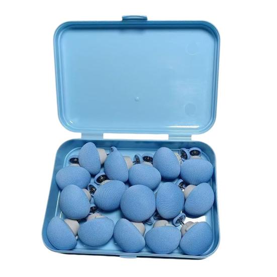 16 шт. Зажимы для пододеяльника, двусторонние булавки для пододеяльника, фиксаторы для простыней с ящиком для хранения, мягкий тканевый материал, булавки для одеяла, для стеганых одеял, подушек, штор