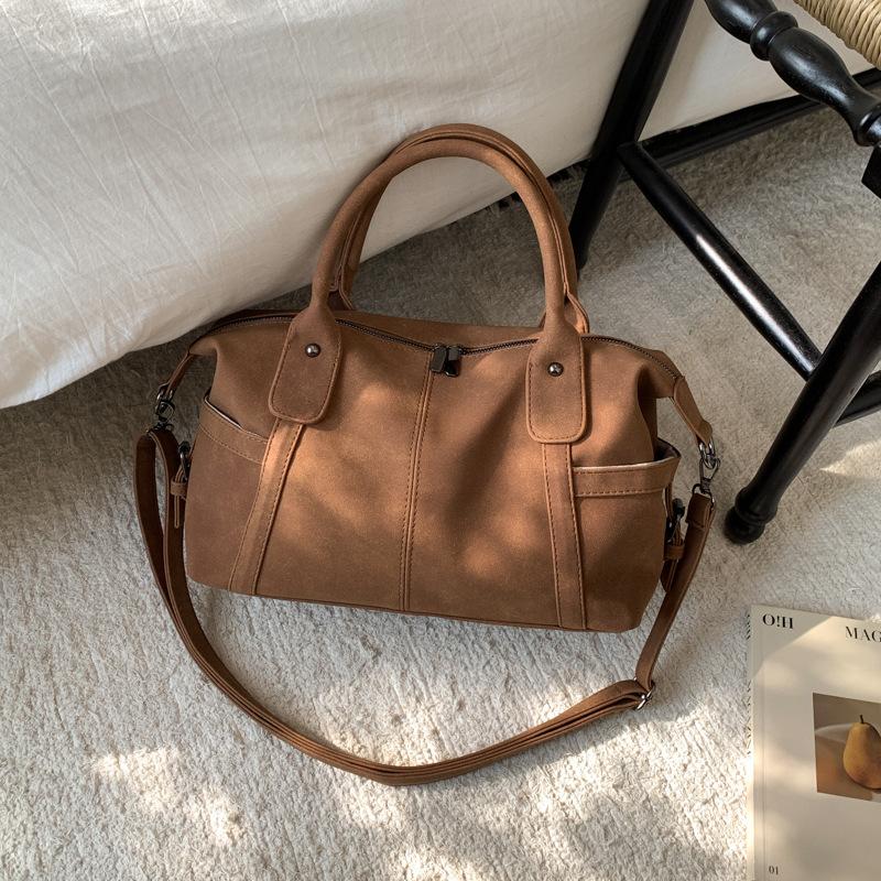 Премиальная женская сумка 2025 новая осенне-зимняя ретро сумка через плечо, сумка-мессенджер, женская сумка, модная сумка-бостонка