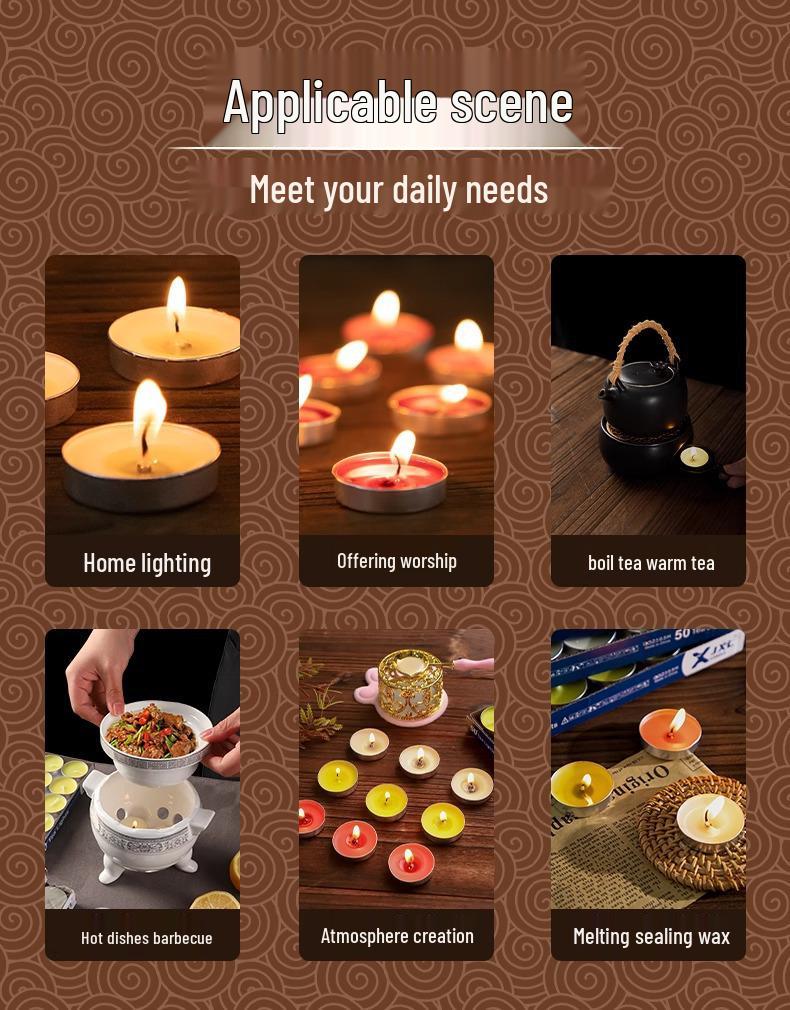 Буддийские подношения бездымных масляных ламп - Вечный свет