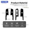 Car Window Lift Switch Panel Frame Decorative Trim Sticker ABS Interior Accessories For Toyota RAV4 2026-2027 Right Hand Drive