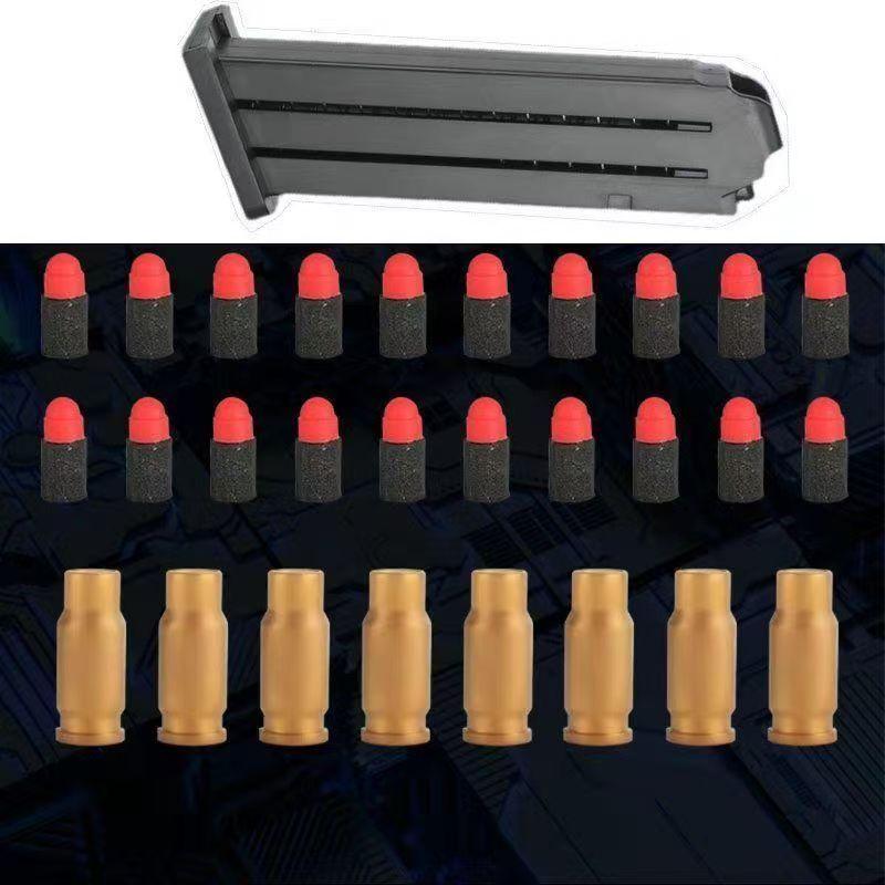 WW 80 Мягкие Пули и 24 Гильзы Пейнтбольные Игрушечные Пистолеты Desert Eagle Пистолет Colt 1911 Поролоновые Пули Боеприпасы
