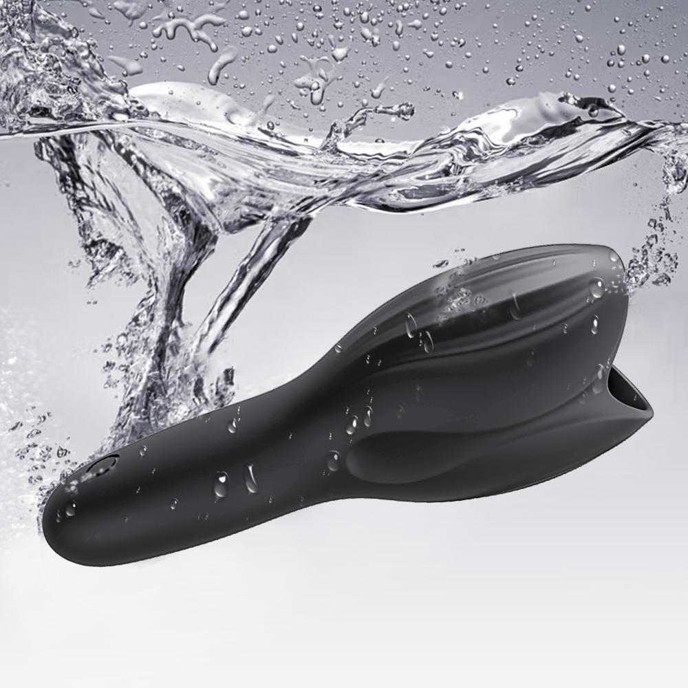 Vibrating Glans Trainner Glans Stimulator Ejaculation Delay Endurance Trainning Silicone Cock Penis Massager Sex Toy for Men