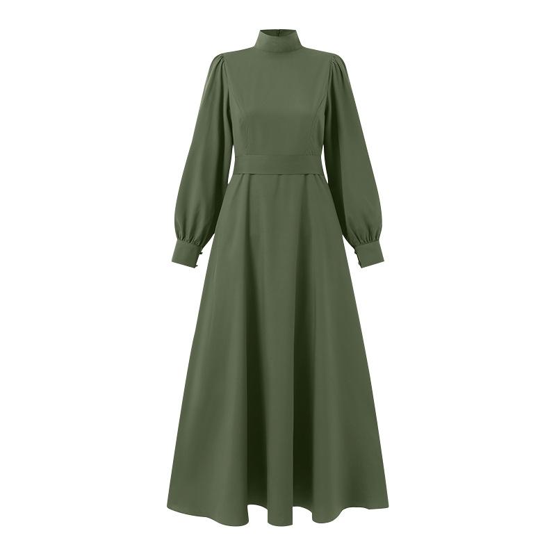 Мода Женщины Исламская Одежда Абая Кафтан Платье Хиджаб Дубай Малайзия Арабский Мусульманский Вечернее Платье