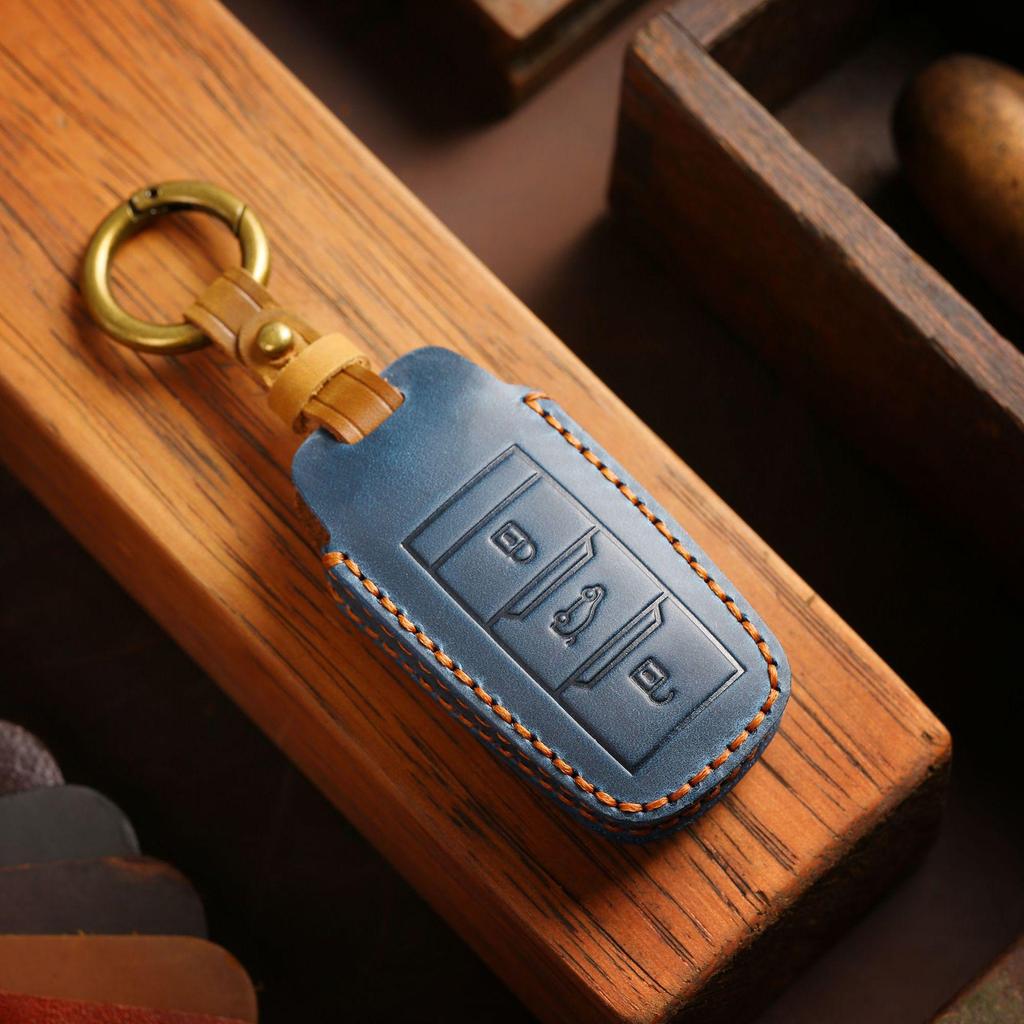 Чехол для ключа Changan CS75: Кожаная защитная сумка для моделей DT/XT/CS55/CS35 Plus/CS85