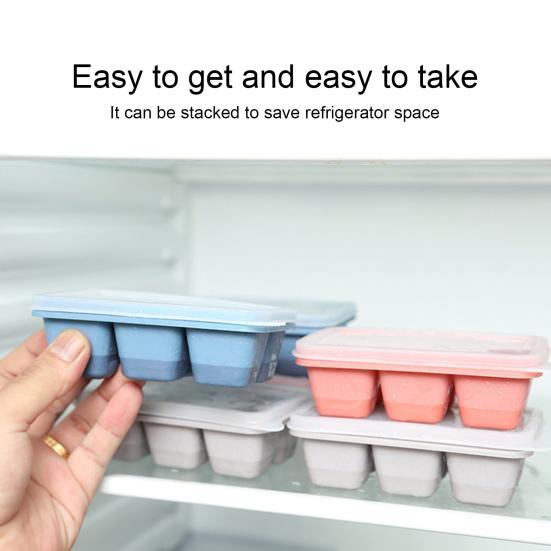 1 набор форм для льда с крышкой 6 решеток для самостоятельного изготовления коробки для кубиков льда силиконовая форма кухонные принадлежности