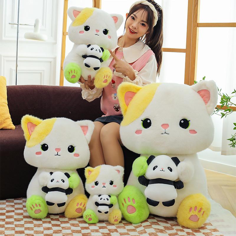 Adorable Cute Bear Plush Toy Fluffy Stuffed Animal Pillow Soft Cushion Gift For Girls