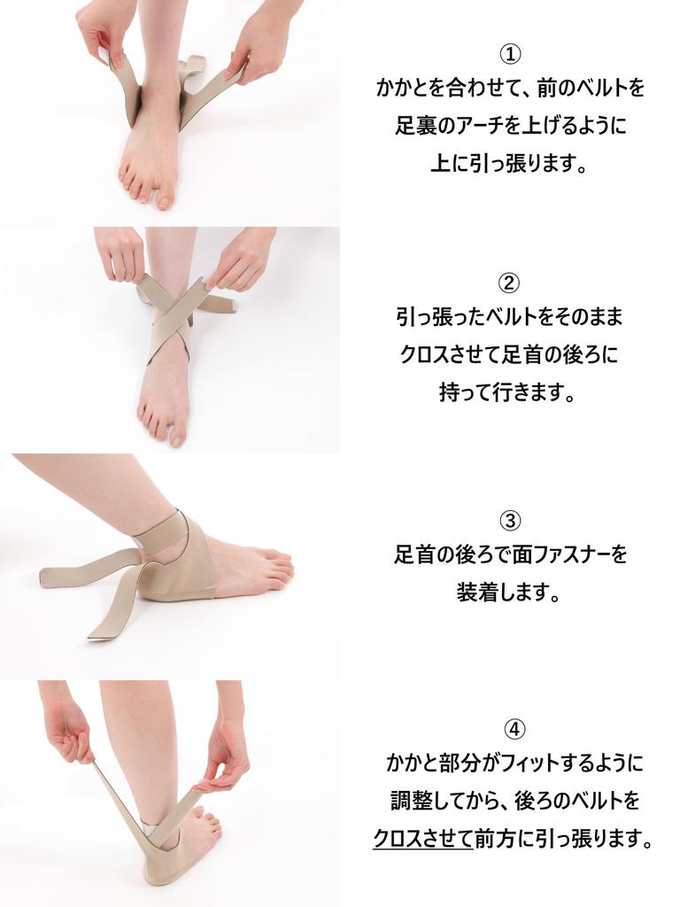 В Healthpoint Heel Ankle Supporter для лодыжки на каблуке для левой и правой стороны, 2 размера, подходит для большинства размеров обуви и других, черный 0460SR [Сделано в Японии] и использование, детали,