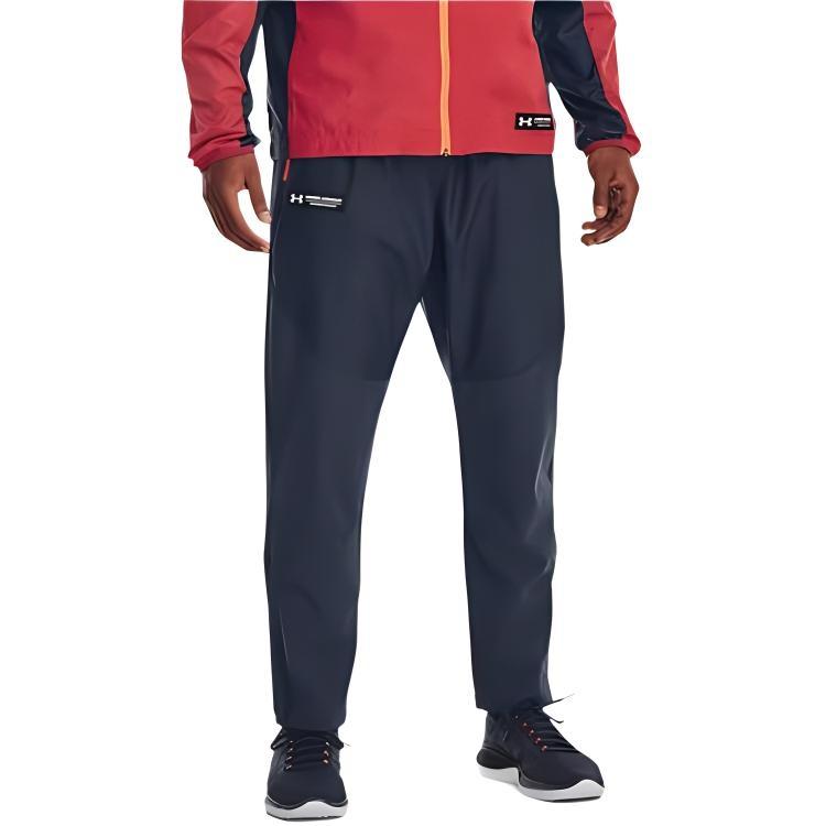 Under Armour Прямые плетеные брюки 'Темно-серый' Мужские 1377182-044