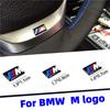 Для Логотип M E39 E38 E90 E60 F30 F20 X1 X3 X5 Логотип M Колпачки Ступицы Рулевого Колеса Автомобиля Центральная Эмблема Значок Наклейка Наклейка DIY