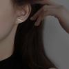 Простые серьги-подвески с длинной цепочкой и кисточкой в виде креста для женщин, модные серьги-гвоздики для ушей, цветная линия пирсинга