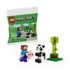 Полиэтиленовый пакет LEGO - Minecraft - 30672 - Стив и детёныш панды - 49 деталей - От 6 лет