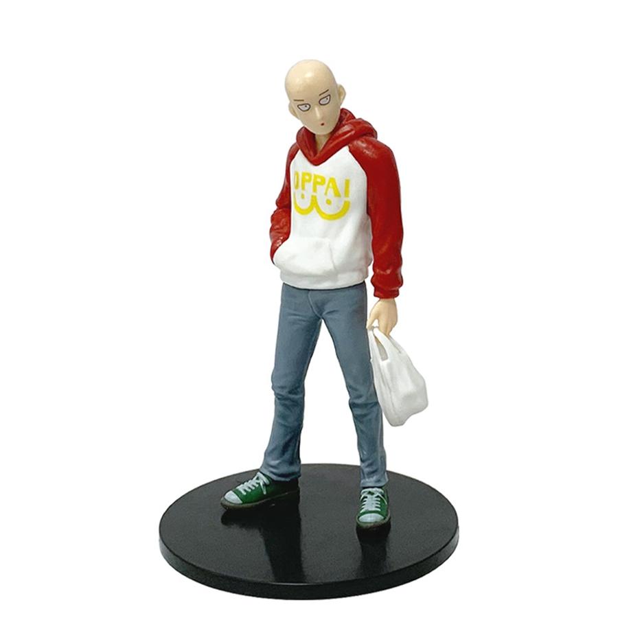 17 см Фигурка Аниме One Punch Man Плащ Сайтама Фигурка Действия Злодей Гароу Фигурка Украшения для Комнаты ПВХ Коллекционная Модель Игрушки