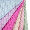 1 метр Разноцветная стеганая ткань из полиэстера Вышивка Блестящая ткань с вышивкой для шитья одежды, сумок своими руками