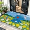 Cartoon PPenelope The Blue Koala Floor Mat Soft Flannel Floor Mat  Suitable for Entryways, Living Rooms, Bedrooms, and Bathrooms