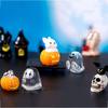 Creative Micro Landscap Halloween Crystal Ball Mini Resin Resin Faceless Ghost Easy to Carry Pumpkin Resin Ornaments Halloween