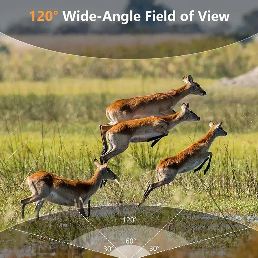 Trail Camera 8K Wildlife Camera with BT GPS WiFi  APP Night Vision  Camera Waterproof  60MP Photos