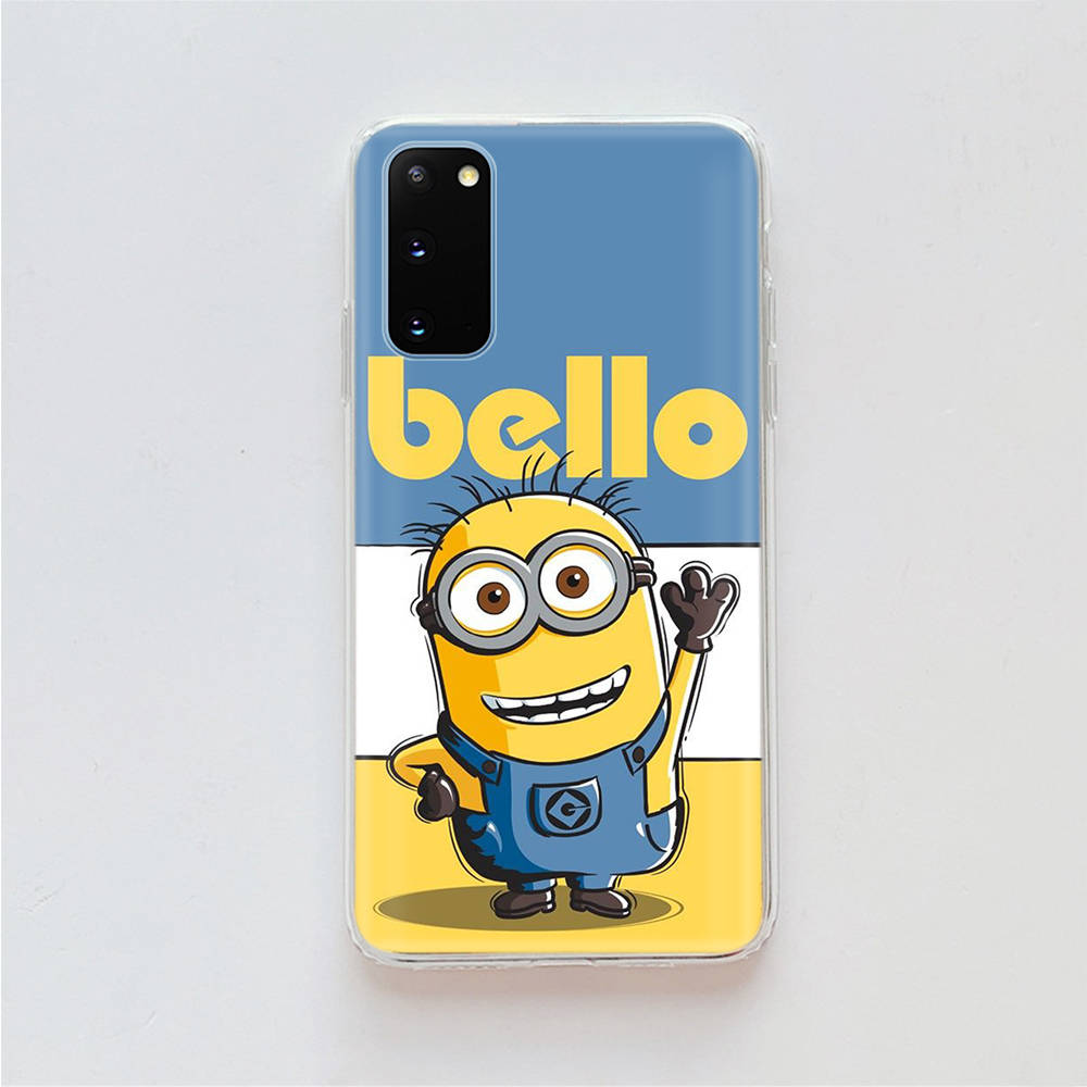 AM27 Minion Прозрачный чехол для Samsung A04 A14 A23 A34 A54 M23 M33 M52 M53 Realme 10 9 C30S C35 C55 VIVO Y02 Y21 Y33S Y51 X80 V25 Чехол