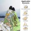1pc. Tinker Bell Cartoon Blanket, Seasonal Universal Home Decorative Throw Blanket,Soft Flannel Throw Blanket, Living Room, Travel, Camping,