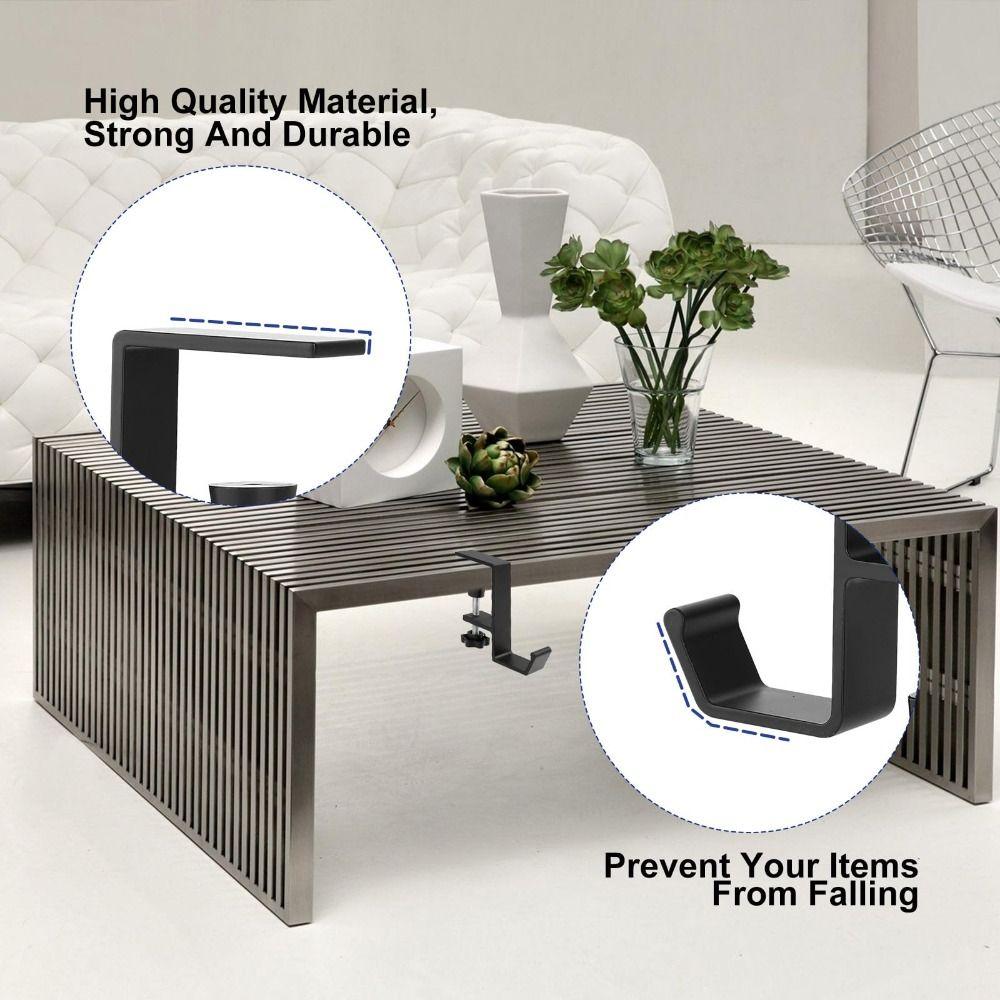 Металлический крючок для наушников, зажимной держатель для наушников, новый подвес для рюкзака, под стол