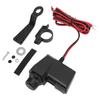 Motorcycle Phone Charger Multifunctional Dual USB Adapter 10?24V with Red Digital Display Voltmeter