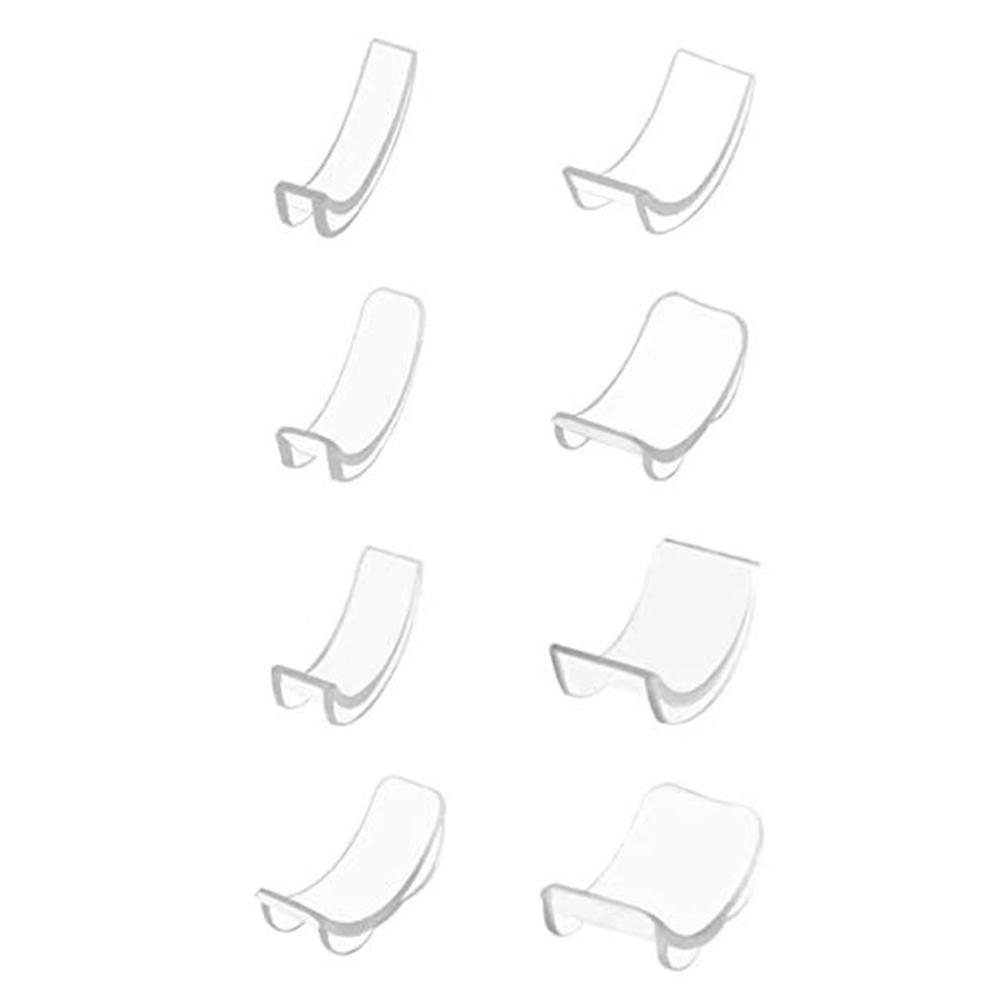 Невидимый регулятор размера колец, ограничитель размера колец, 8 размеров для свободных колец, портативный