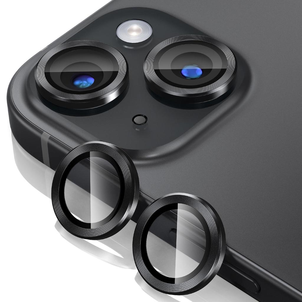 Uneawit Camera Film Camera Protection for iPhone 15 15 Plus Lens Cover Camera Cover Lens Protection Cover Camera Protection Film Aerospace Materials