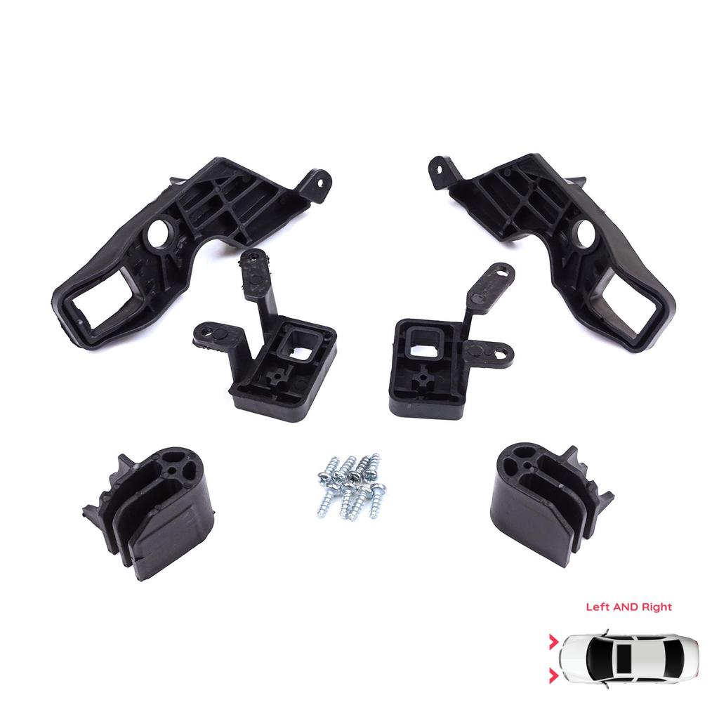 EHL582 Комплект кронштейнов для крепления фары, левая и правая сторона для Citroen C Elysee DD 2017-2024﻿ Facelift 9817298480