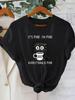 Funny Coffee Monster Sarcastic Quote Tee with Its Fine Text 100 Cotton Unisexs Tshirt Summer Humorous Casual Streetwear Top