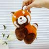 Cute Red Panda Zoo Simulation Raccoon Snapping Circle Children's Wrist Ring Plush Toy Activity Gift