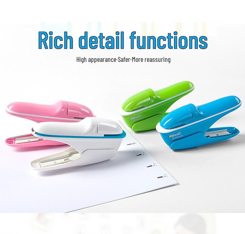 Kedeyou 5299 Экономящий усилия степлер без скоб для офиса и детей, скрепляет до 8 страниц