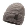 Men's Winter Knitted Hat Velvet Thick Warm Wool Hat Windproof Sleeve Cap for Riding